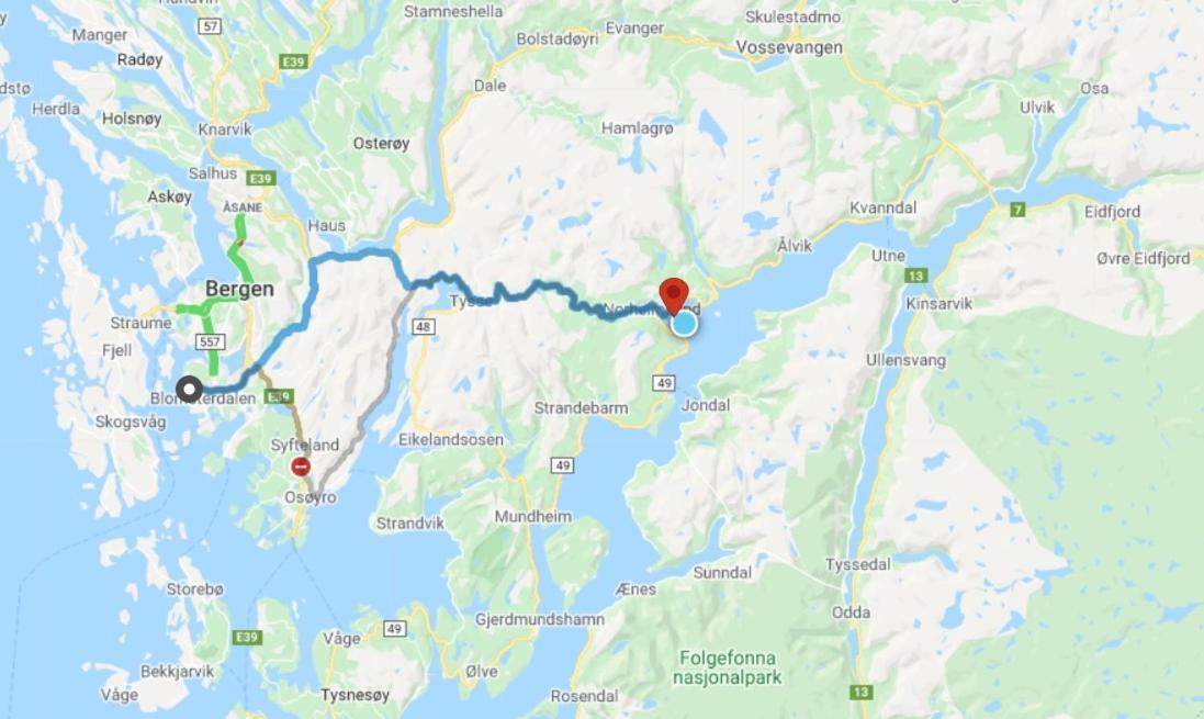 Hardanger Feriesenter Nesvika Villa Norheimsund Dış mekan fotoğraf